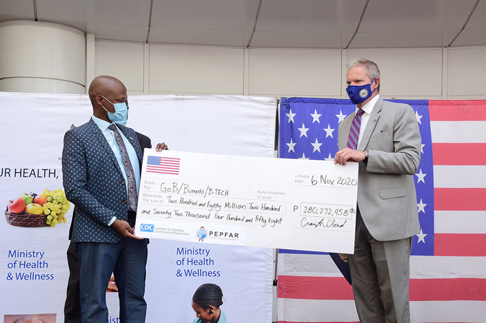 U.S Embassy Announces Funding to Botswana Government